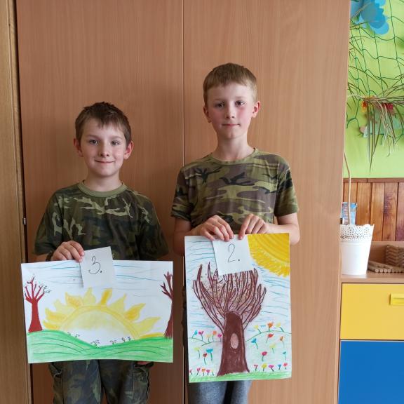 3.místo Kristián Hurdálek, 2.místo Štěpán Šubrt