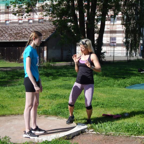 Vrh koulí se netrénuje tak často, proto byla potřeba řádná instruktáž.